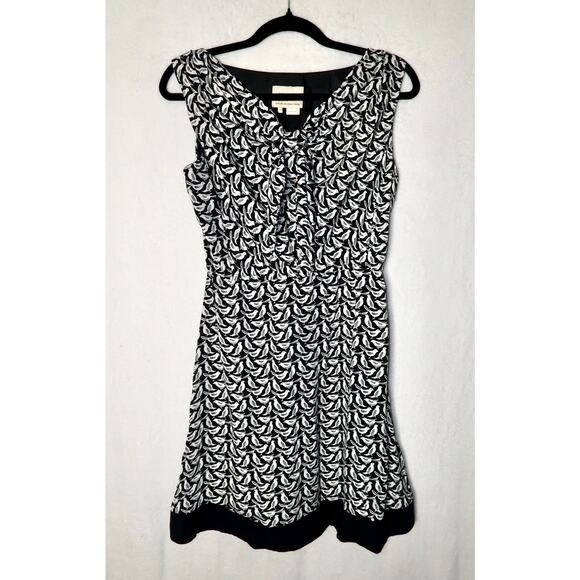 Kate Spade Black and White Bird Dress Size 2 - Picture 1 of 8